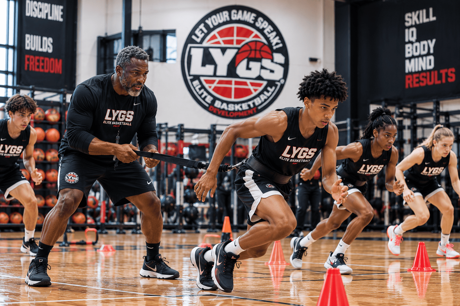 Basketball performance training at LYGS